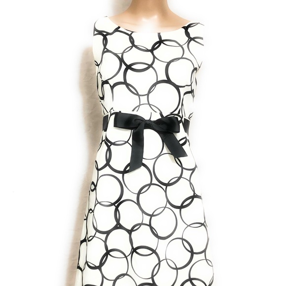 🛑SOLD🛑Jessica Howard Dress Size 8 Black Ivory - Picture 7 of 8